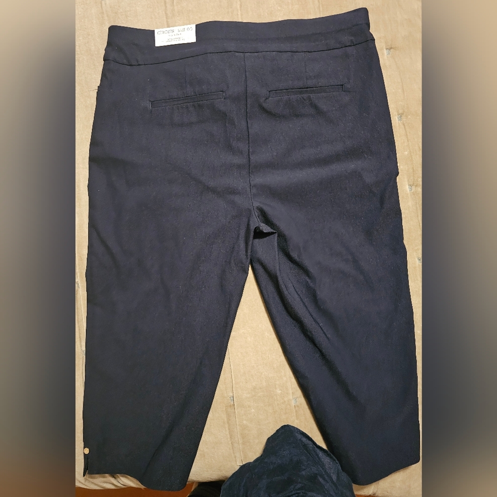 Chicos Capris Size 6 Brigitte Slim Leg - 3 pairs